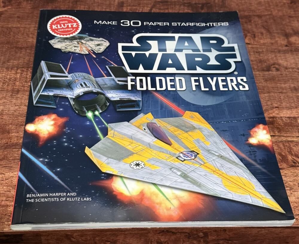 Star Wars Folded Flyers by Klutz Labs Never Used Brand New Millennium Falcon